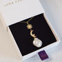 Bronte Pearl Drop Necklace, thumbnail 1 of 7