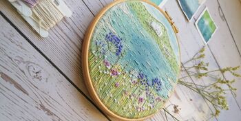 Burgh Island Hand Embroidery Pattern, 2 of 6