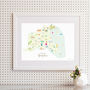 Personalised East Yorkshire Map: Add Favourite Places, thumbnail 4 of 4