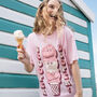 Scooper Dooper Women's Ice Cream Graphic T Shirt, thumbnail 1 of 4