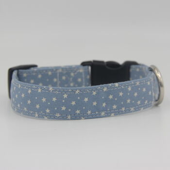 Light Blue Star Dog Collar, 4 of 8