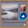 Lochside Lavender : Candle And Crystal Agate Set, thumbnail 2 of 4