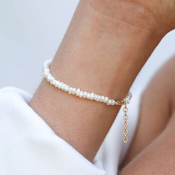 Lia Mini Freshwater Pearl Bracelet, 2 of 3