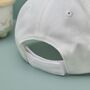 Personalised Tractor Ecru Baseball Cap, thumbnail 3 of 4