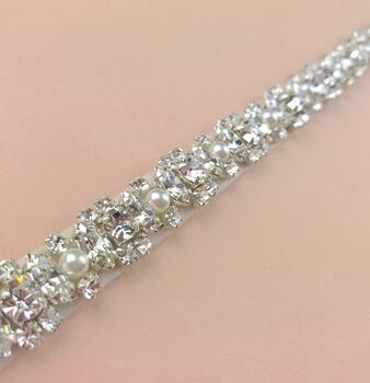 Caitlen Diamante Bridal Belt, 4 of 8