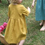 Girls Linen Dress, thumbnail 8 of 10