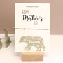 Mothers Day Wish String Bracelet With Charm, thumbnail 2 of 4