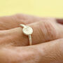 Personalised Initial Sterling Silver Letter Ring, thumbnail 3 of 4