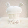 Personalised Smiley Teddy Baby Towel Gift Set, thumbnail 5 of 9