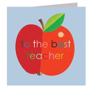 To The Best Teacher Card, 2 of 3
