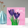 Crocus Mother's Day Card, thumbnail 5 of 6