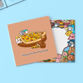 Pizza Card | Cute Greeting Cards, 3 of 4