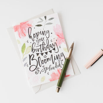 Blooming Splendid Plantable Birthday Card, 3 of 8