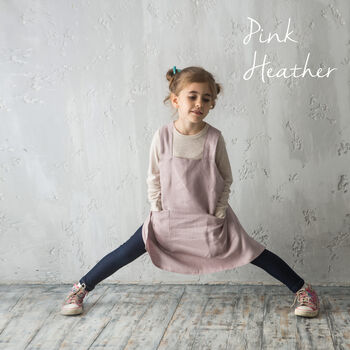 Kids Baking Pinafore | Linen Apron, 4 of 12