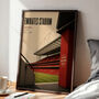 Arsenal Football Stadium Poster, thumbnail 1 of 5
