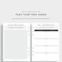Mid Year 2025 2026 A5 Life Planner Inserts • Week On One Page, thumbnail 5 of 9