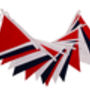 Red White And Blue Cotton Bunting, thumbnail 2 of 3