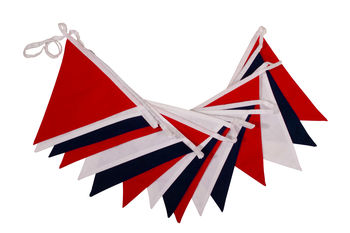 Red White And Blue Cotton Bunting, 2 of 3