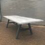 Industrial Concrete Style A Frame Dining Table 632, thumbnail 4 of 5