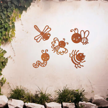 Insect Wall Art Set For Garden And Kids Decor Idea, 8 of 10