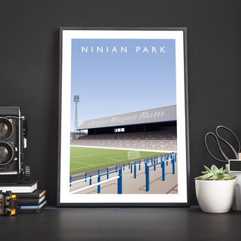 Cardiff City Ninian Park Poster, 4 of 8