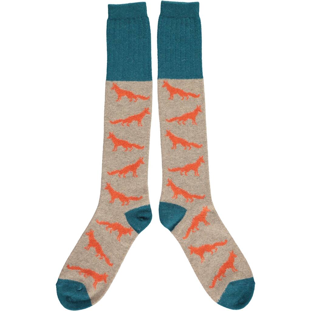 men's soft lambswool socks : animals by catherine tough ...