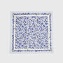 Blue Ditsy Folk Square Scarf, thumbnail 1 of 5
