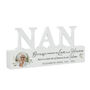 Personalised Nan Memorial Photo Ornament, thumbnail 2 of 3