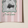 Je T'aime Maman Personalised Photographic Print For Mum, thumbnail 8 of 9