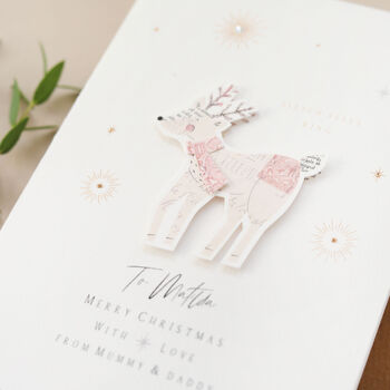 Personalised Christmas Reindeer Card, 3 of 3