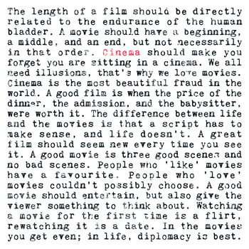 Cinema Quotes Gift Print, 2 of 10