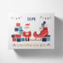 Father Christmas Sleigh Christmas Eve Box With Personalised Name, thumbnail 4 of 5