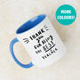 'Thank You For Being The Best Teacher' Mug, thumbnail 1 of 12