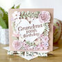 Personalised Name And Age Floral Birthday Card, thumbnail 1 of 4