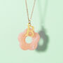 Personalised Initial And Flower Necklace, thumbnail 2 of 7