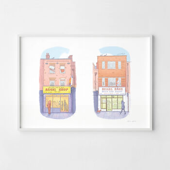 Beigel Shops On Brick Lane London Fine Art Print, 5 of 5