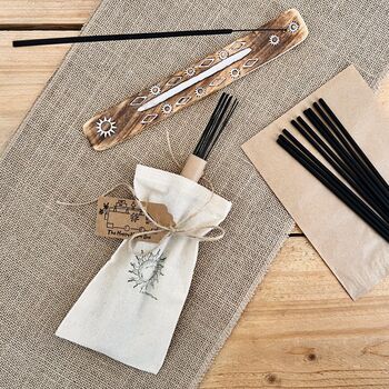 Spiced Saffron And Sandalwood Hand Dipped Incense Sticks, 2 of 12