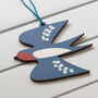 Swallow Wooden Bird Hanging Decoration, thumbnail 2 of 3