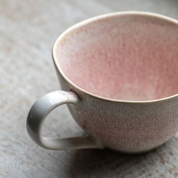 Reactive Glaze Mugs Set Of Four Choice Of Colours, 6 of 7