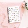 Personalised Dachshund Notebook Diary, thumbnail 2 of 4