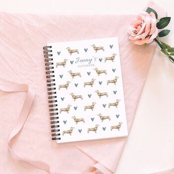 Personalised Dachshund Notebook Diary, 2 of 4