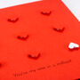 Handmade You're My One In A Million! Anniversary Card, thumbnail 2 of 5