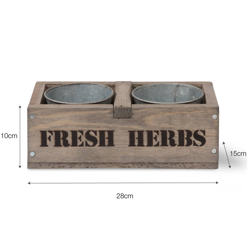 'Fresh Herbs' Box By all things Brighton beautiful