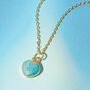 Healing Heart Emerald Gemstone Necklace, thumbnail 3 of 7