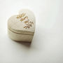 Heart Shape Personalised Ring Box, thumbnail 4 of 4
