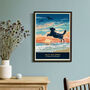 Limited Edition Seaside Golden Retriever Gift Print, thumbnail 7 of 12