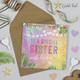 Festival Special Sister Card, thumbnail 1 of 2