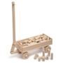 Handmade Wooden Carriage With Blocks, thumbnail 1 of 2