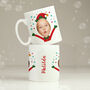 Personalised Photo Christmas Elf Mug, thumbnail 7 of 7