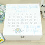 Luxury Calendar New Baby Memory Box, thumbnail 2 of 6